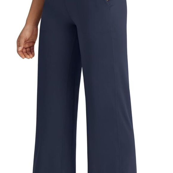 G4Free BareFeel High Stretch Yoga Pants Women High Waisted Casual Wide Leg Pants - Picture 1 of 6